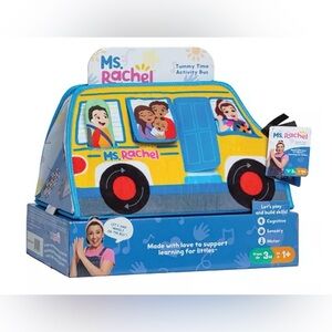 Ms Rachel Play Along Wheels On The Bus Tummy Time NEW